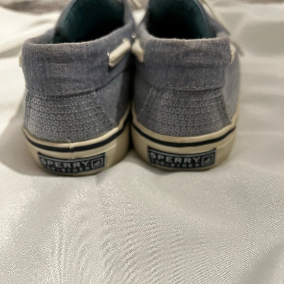 Sperry Bahama blue sequin boat shoes‎ - Picture 3 of 7